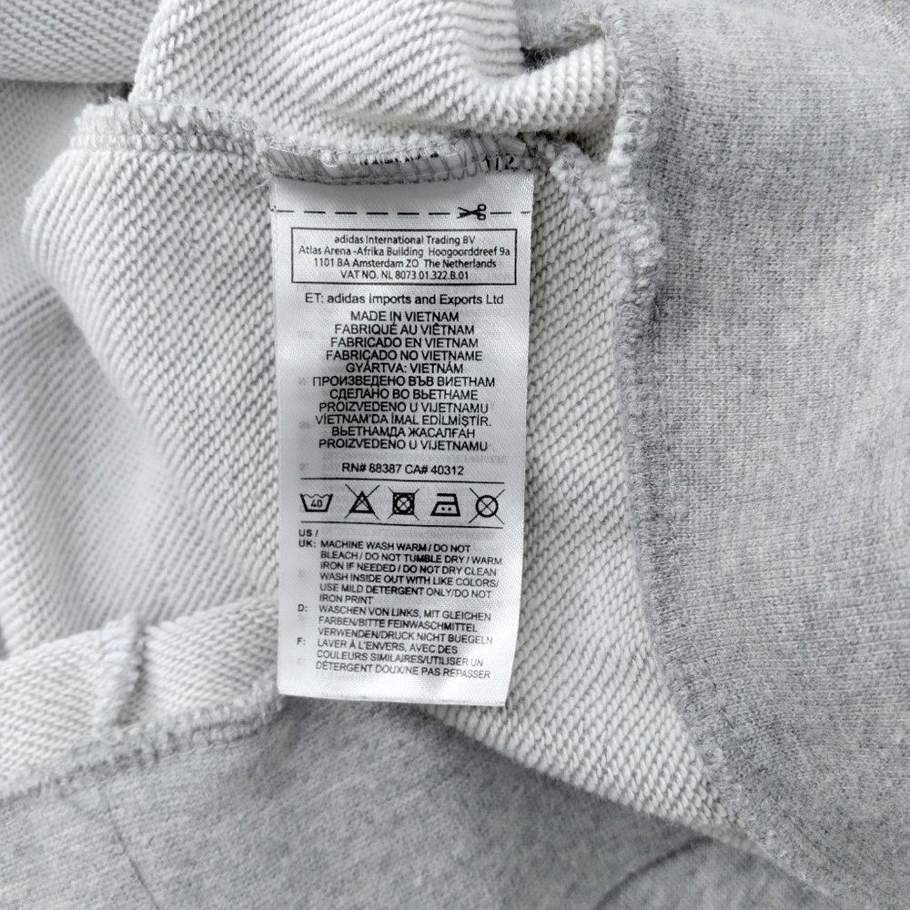 adidas Men's Essentials 3-stripes Fleece Crew Sweatshirt - XL - Picture 2 of 6